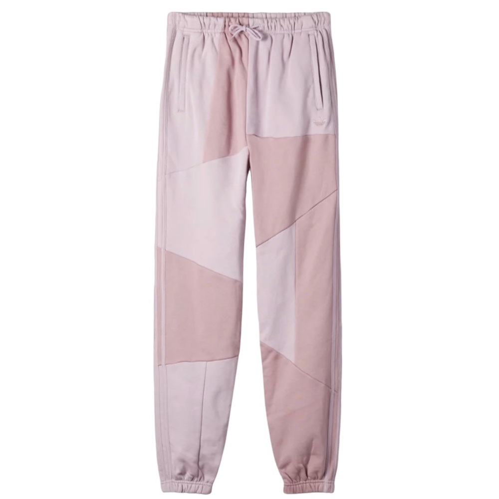 ADIDAS Women's Pink Patchwork Jogger Pants